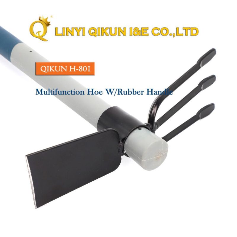 H-760 Construction Hardware Hand Tools Rubber Plastic Hammer with Wooden Handle