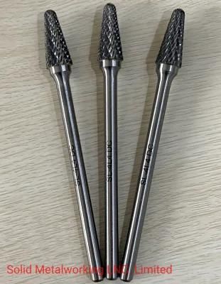 The Same Model SL Type Procut Tungsten Carbide Burrs with Taper Radius End