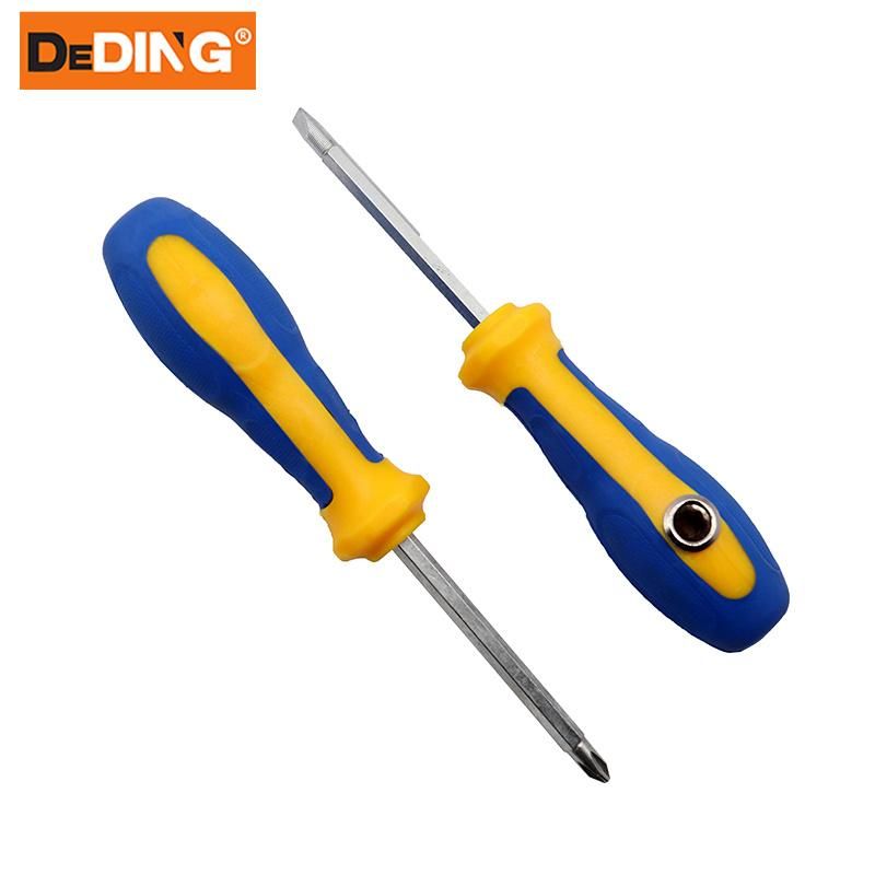 Hand Tool Rubber Handle Screwdriver Magnetic Phillips Blade