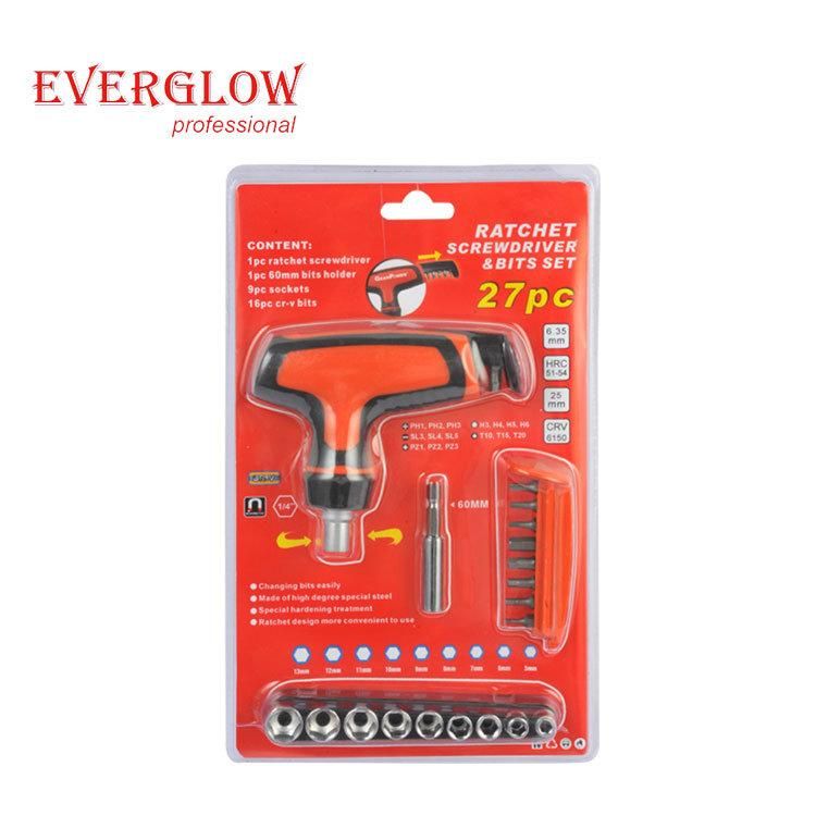 28PC T-Handle Bits Screwdriver Set