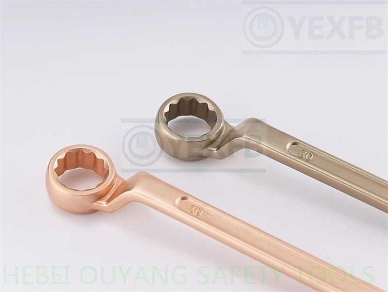 Non Sparking Wrench/Spanner, Double Ring End, 27*30mm Atex Tools