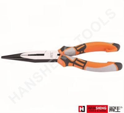 6&quot;, 7&quot;, 8&quot;, Made of Carbon Steel, Nickel Plated with PVC Handles, German Type, Diagonal Cutting Pliers, Combination Pliers, Hand Tool, Long Nose Pliers