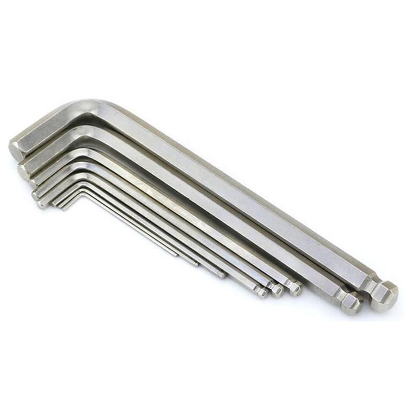 Hot Sale Hardened Hex Allen Key Hex Wrench with Zinc Plated