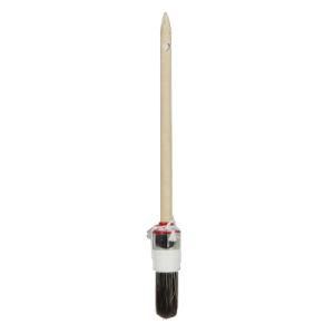 Hog Bristle Beech Handle Chalk Paint Brush with Stainless Steel Ferrule with Oval Shape