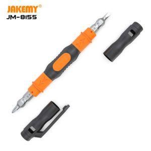 Jakemy 3 in 1 Pocketable Portable Plastic Pen Shape Cr-V Bits Pocket Screwdriver for Glasses Electronics Special Gift