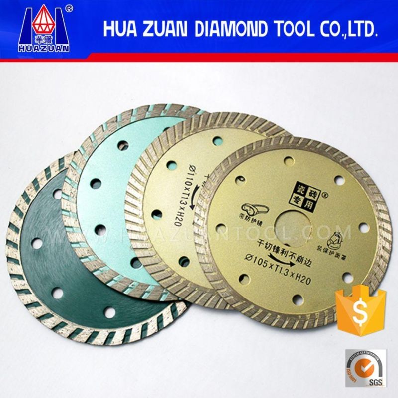 110mm Turbo Saw Blade for Dry Cutting Tiles