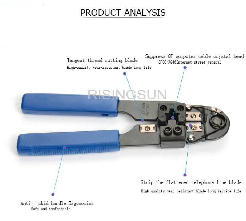 Multi Function RJ45 8p8c Rg45 Network Crimping Tool