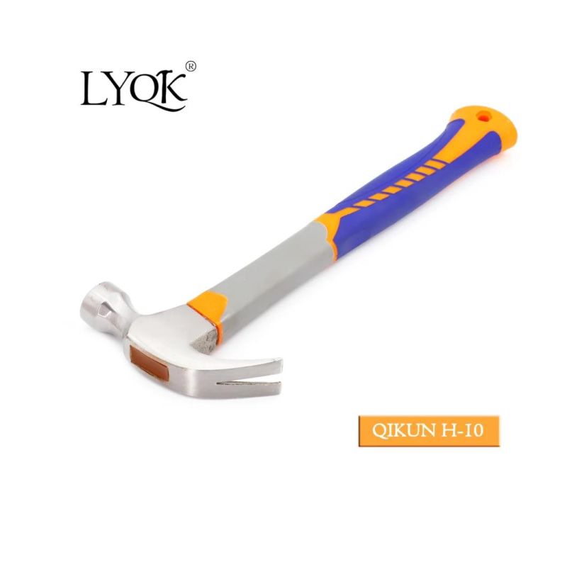 H-08 Construction Hardware Hand Tools Steel Tublar Handle American Type Claw Hammer