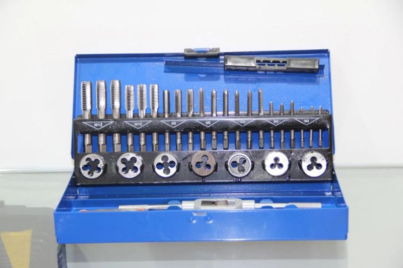 32PCS HSS Thread Tap and Tools Steel Circular Die Set