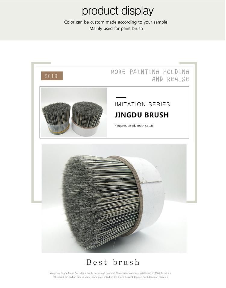 Grey Synthetic Brush Filament for Paint Brush Filament