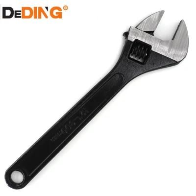 Hand Tools Electrophoresis Black Finished Good Quality Carbon Steel 6&prime;&prime;8&prime;&prime;12&prime;&prime;adjustable Spanner Wrench