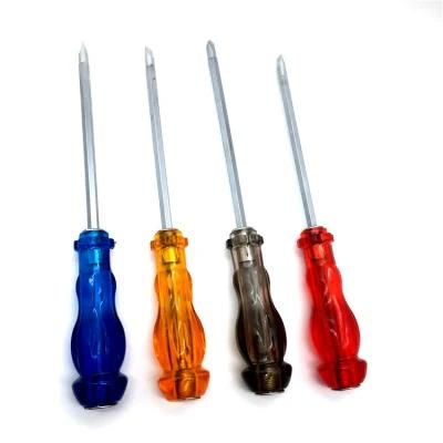 High Quality Transparent Handle Screwdriver with Double Magnetic