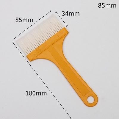 Thin Plastic Handle Flat Stain Paint Brush Dusty Cleaning Brush