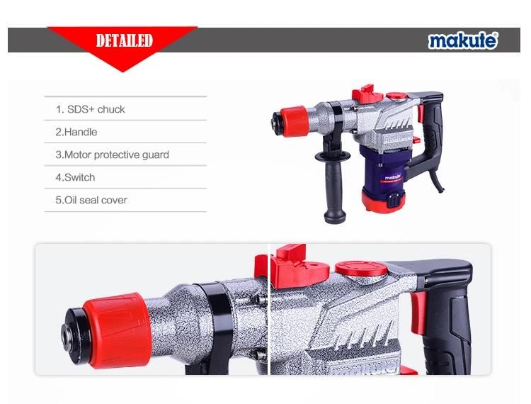 Makute SDS Chuck 26mm Electric Hammer Rock Impact Drill Equipment