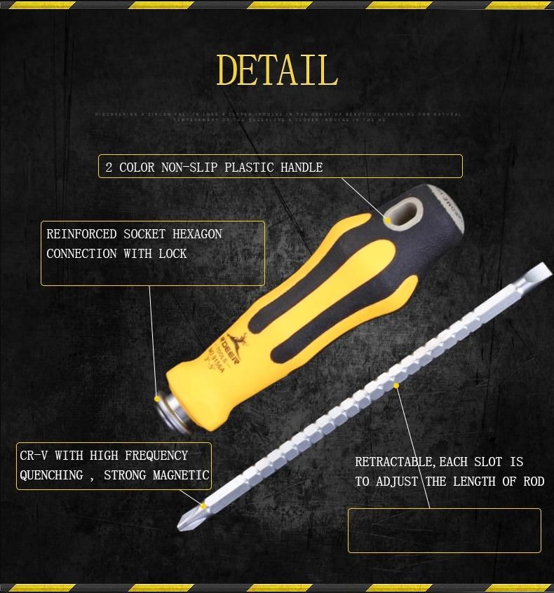 TPR Handle Dual Purpose Screwdrivers