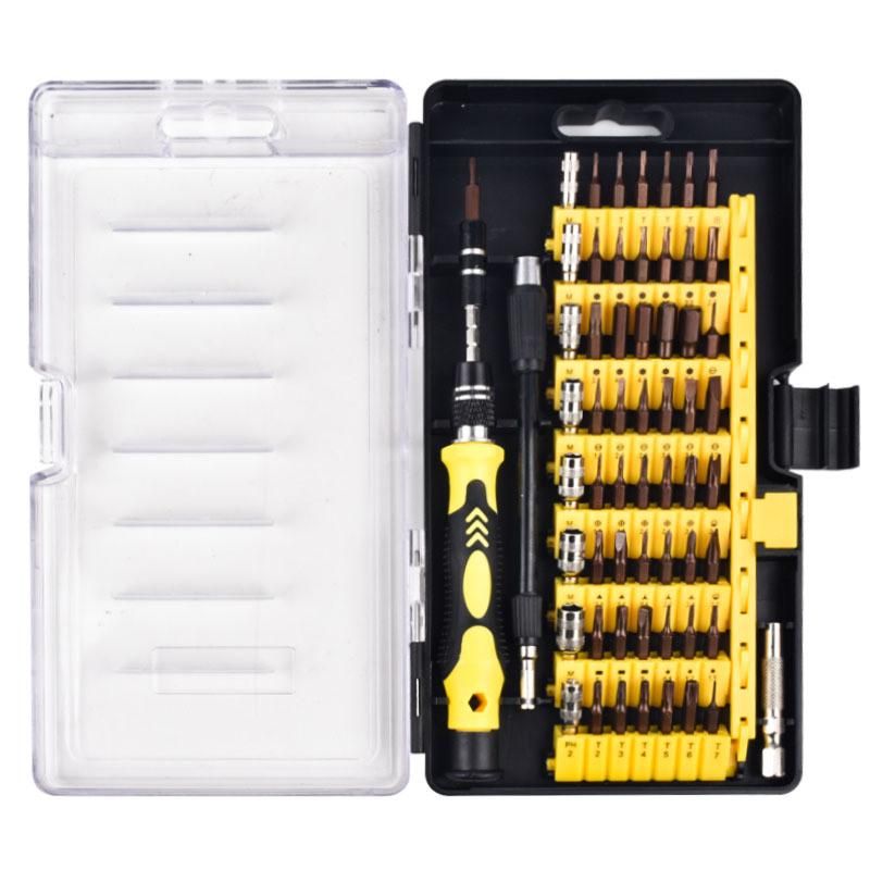 61 in 1 Household Multi-Function Repair Tool S2 Tool Steel Mobile Phone Clock Disassemble Screwdriver Set