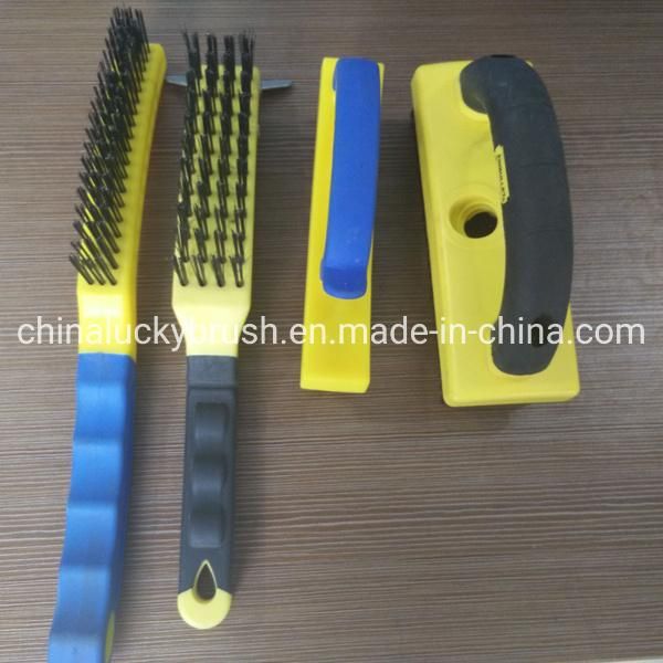Plastic Holder Steel Wire Polishing Brush (YY-432)