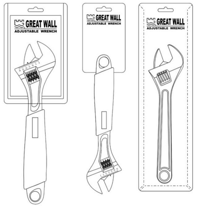 High Quality Bigger Jaw Opening Spanner with Rubber Handle Custom Adjustable Wrench