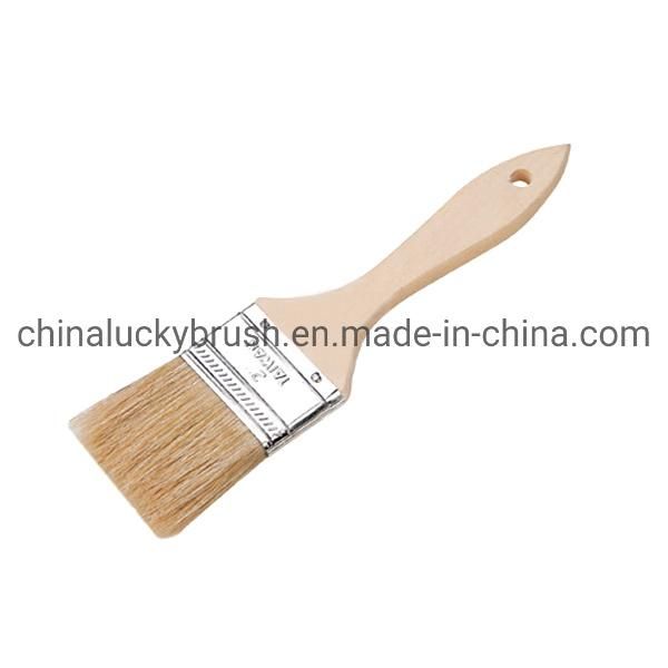 High Quality Multi-Colour Wooden Handle Brsitle Paint Brush (YY-617)