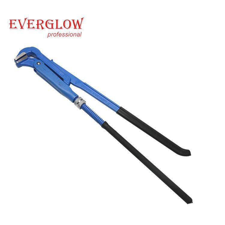 High Quality 2 Inch Heavy Duty S Type Bent Nose Pipe Wrench, Pipe Fitting Wrench