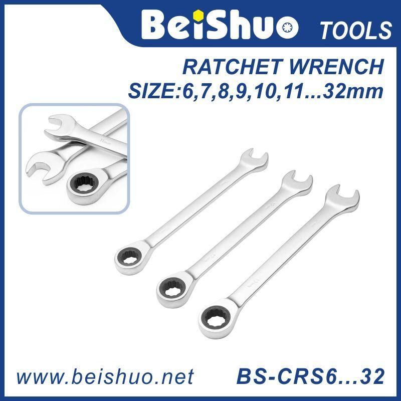 Professional Flexible Head Ratchet Combination Spanner