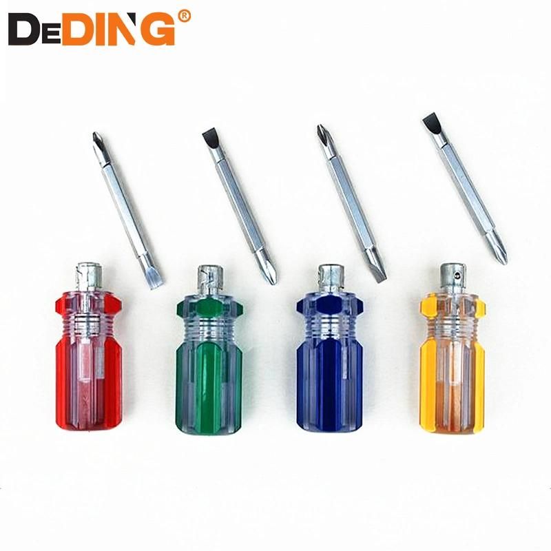 Hand Tools Transparent Handle Cross/Phillips Head Screwdriver