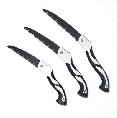 Outdoor High Strength Wear Resistant Folding Woodworking Hand Saw Two Angle Fast Sawing Tool