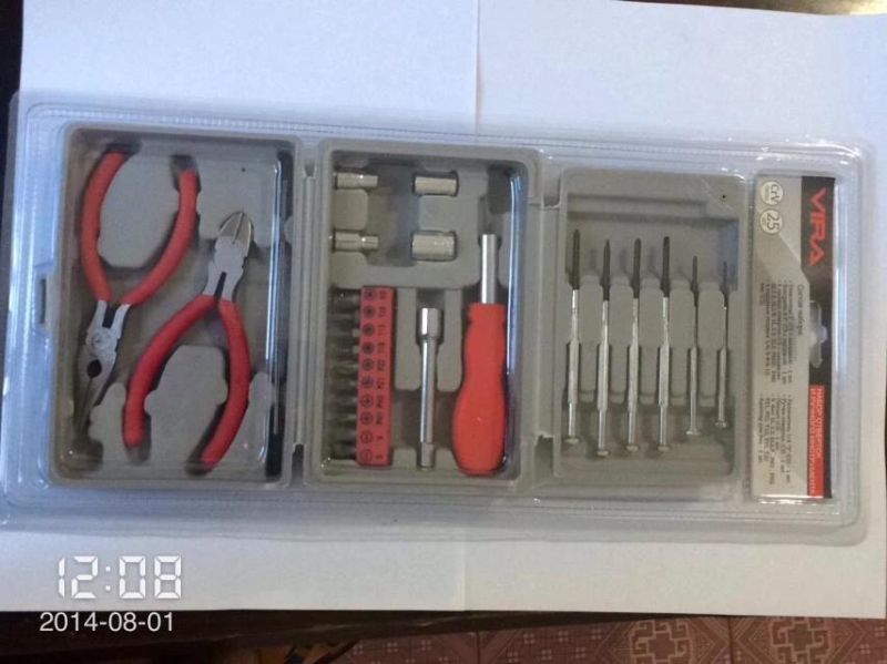 25PCS Household Tool Kit Handtools Hardware / Tool Box Set