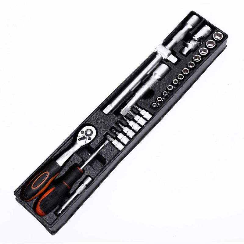 Universal Suitcase Cross Border Hardware Toolbox Set 85 Iron Box Tools Ratchet Wrench Pliers Set