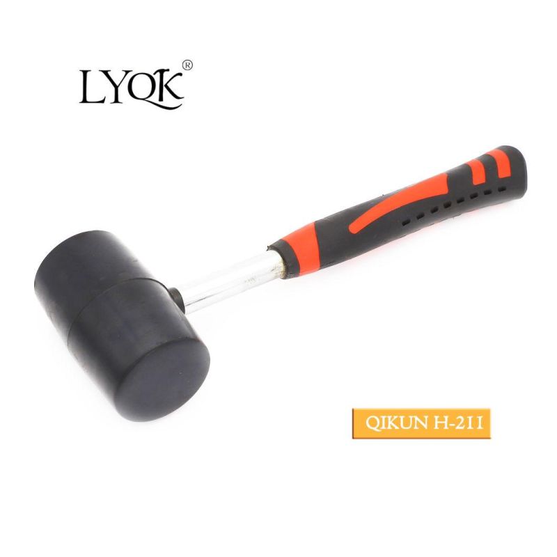 H-209 Construction Hardware Hand Tools Plastic Coated Handle German Type Stoning Stone Hammer