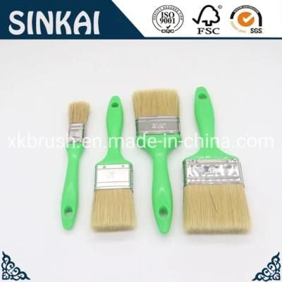 3&prime;&prime; Plastic Handle Pure Bristle Paint Brush with Good Quality