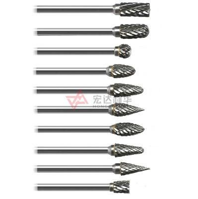 Tungsten Carbide Bur Carbide Rotary Files Rotary Burrs for Wood Cutting