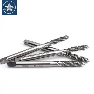 Hsse-M35 Long Shank 80mm Spiral Fluted Taps M1.4 M1.6 M2 M2.5 M3 M4 M5 M6 Machine Screw Thread Tap