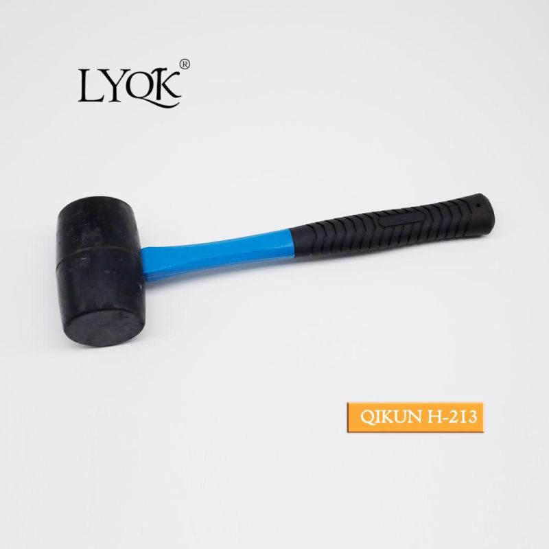 H-210 Construction Hardware Hand Tools Plastic Coated Handle German Type Stoning Stone Hammer