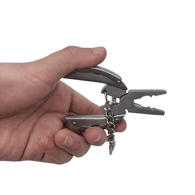 Stainless Steel Multifunction Pocket Pliers Mini Folding Pliers Cutting Pliers