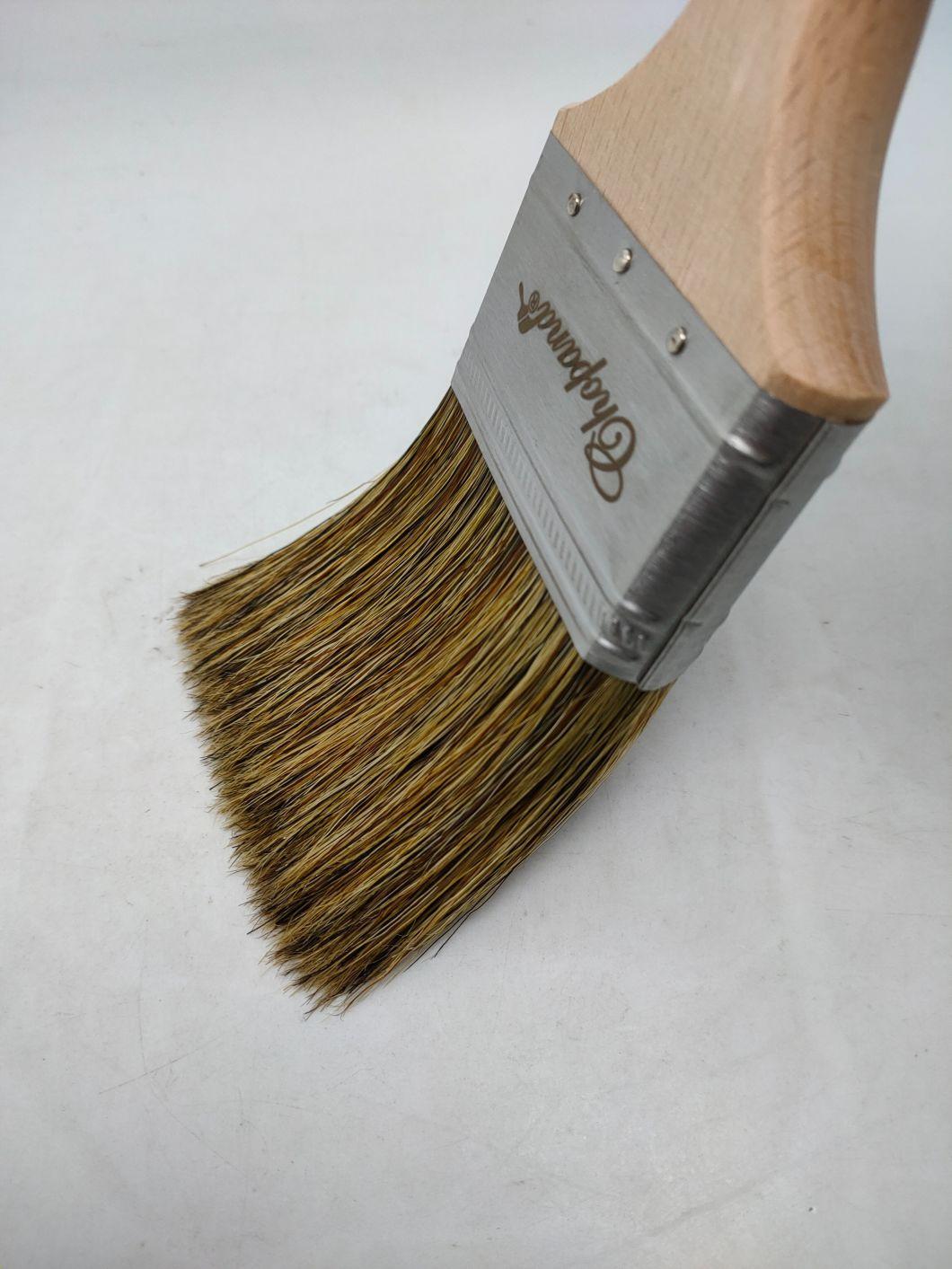 Angled Poly-Nylon Paint Brush with Long Handle