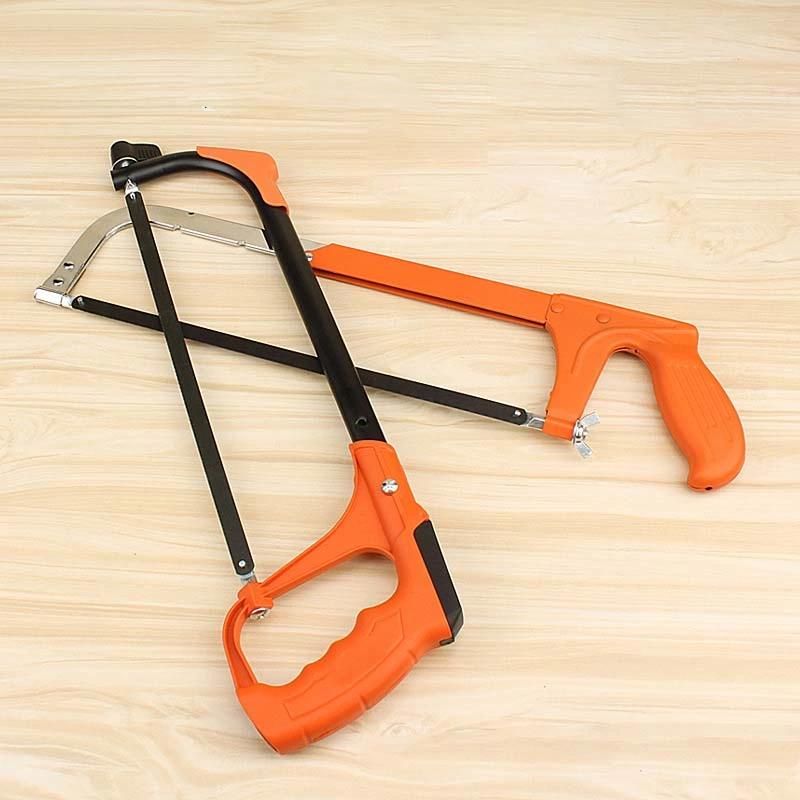 12 Inch Hacksaw Frame Saw Bow Aluminum Alloy Hacksaw Hand Saw Woodworking Mini Household Hand Saw