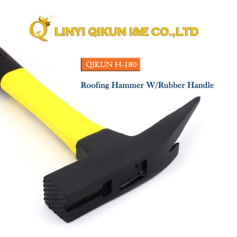 H-176 Construction Hardware Hand Tools American Straight Type Claw Hammer with Plastic Coated Handle