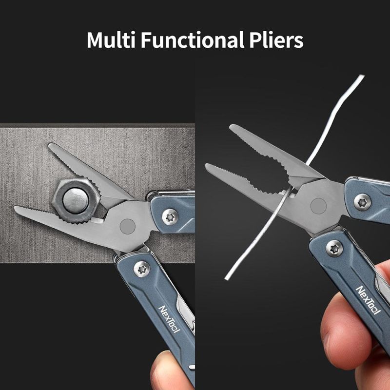 Nextool Aluminum Handle Mini Pocket Pliers Multitool with High Precision