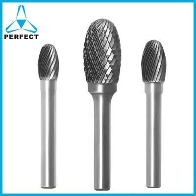 Type E Rotary Ellipse Tungsten Carbide Burr