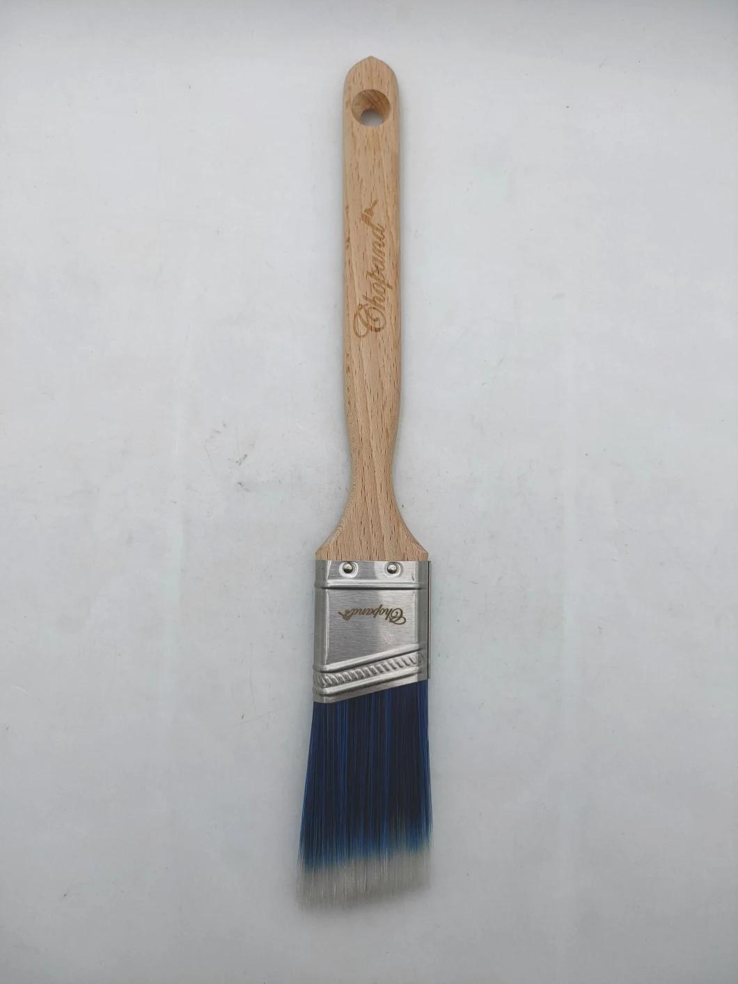 100% Natural Boild Bristle with Wooden Handle 1.5inch Paint Brush