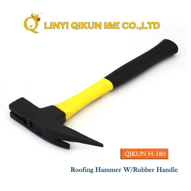 H-179 Construction Hardware Hand Tools American Straight Type Claw Hammer with Plastic Coated Handle