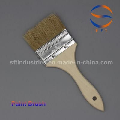 1&prime;&prime; 2&prime;&prime; 3&prime;&prime; 4&prime;&prime; Pure Pig Hair Bristle Paint Brush