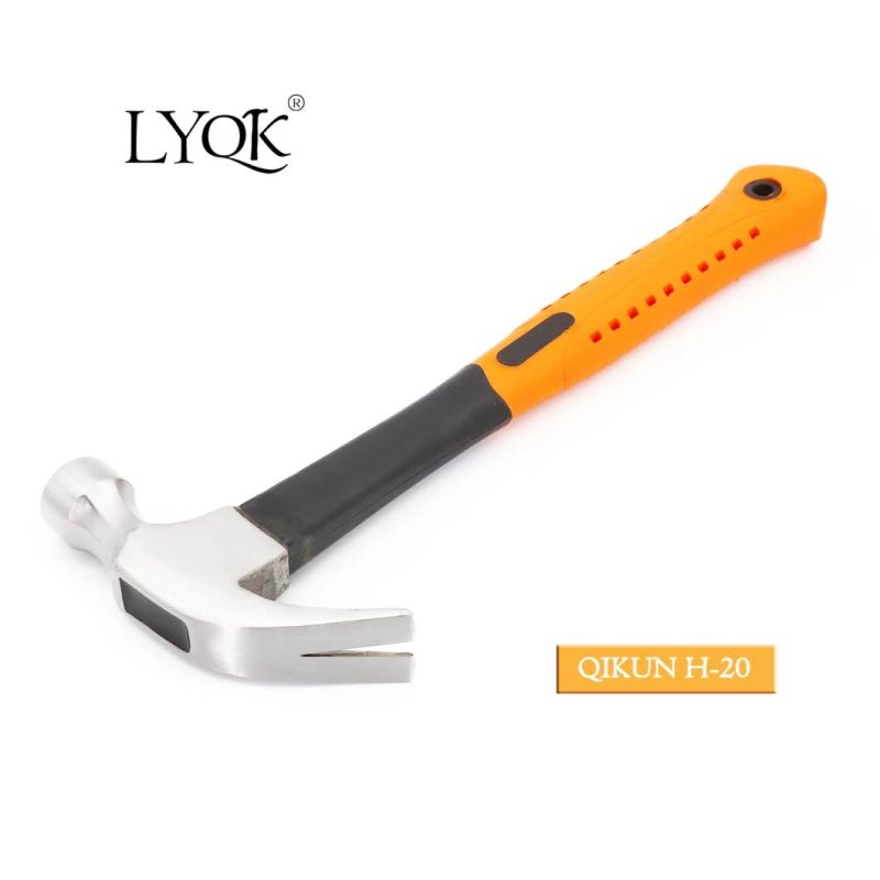 H-19 Construction Hardware Hand Tools Plastic Coated German Type Claw Hammer