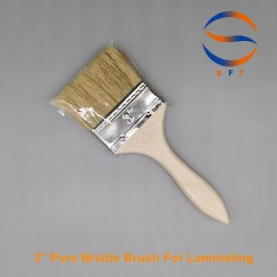 Solvent Resistant White Bristle Brushes for Resins and Gelcoats Laminating