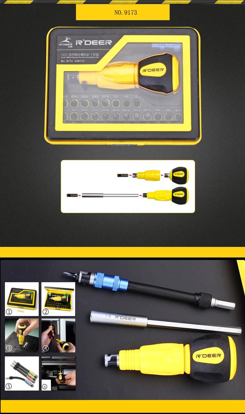 High Precision Screwdriver Set for Telecommunication Use