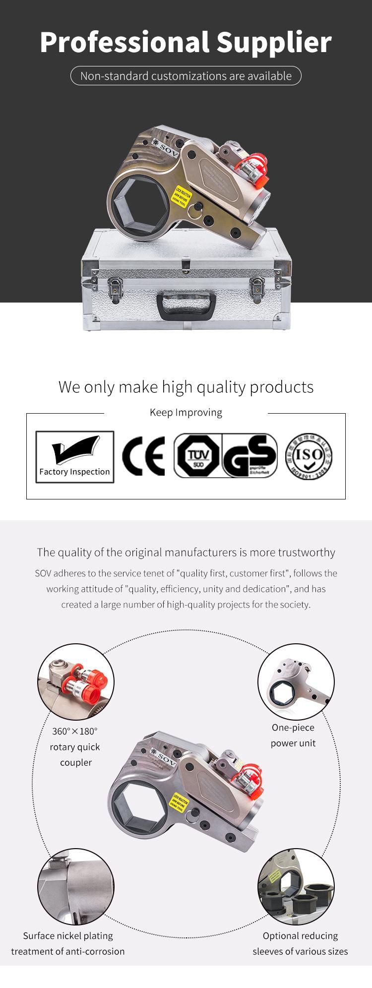 Al-Ti Alloy Hexagon Cassette Hydraulic Wrench