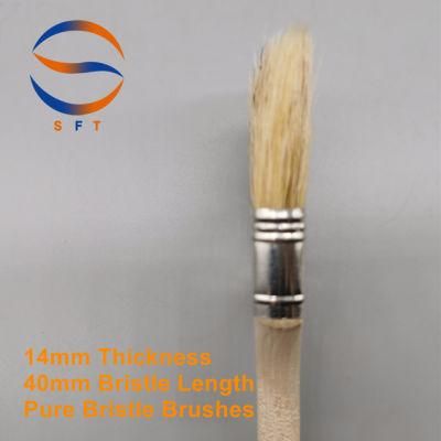 40mm Bristle Length Pure Bristle Brush for Epoxy Resin