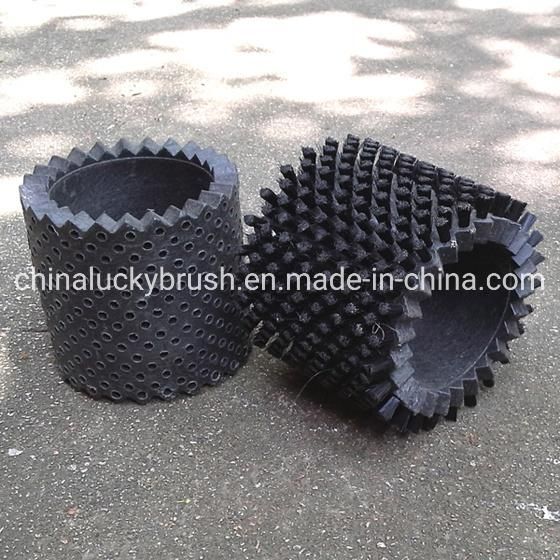 Black Nylon Glass Cleaning or Polishing Round Brush (YY-297)