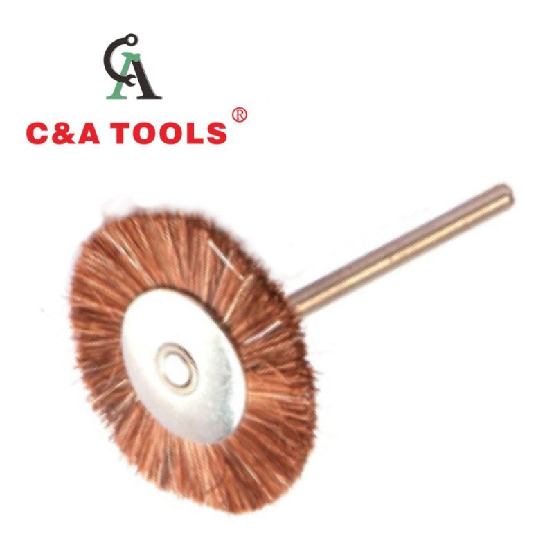 Steel Wire Wheel Brush with Shank